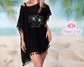 Hawaiian Tropical Flower Beach Swimsuit Cover-Up | Vacation Getaway | Cruise Pool Beach | Island