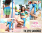 Sarong Beach Wraps from Bali - Tie Dye Design