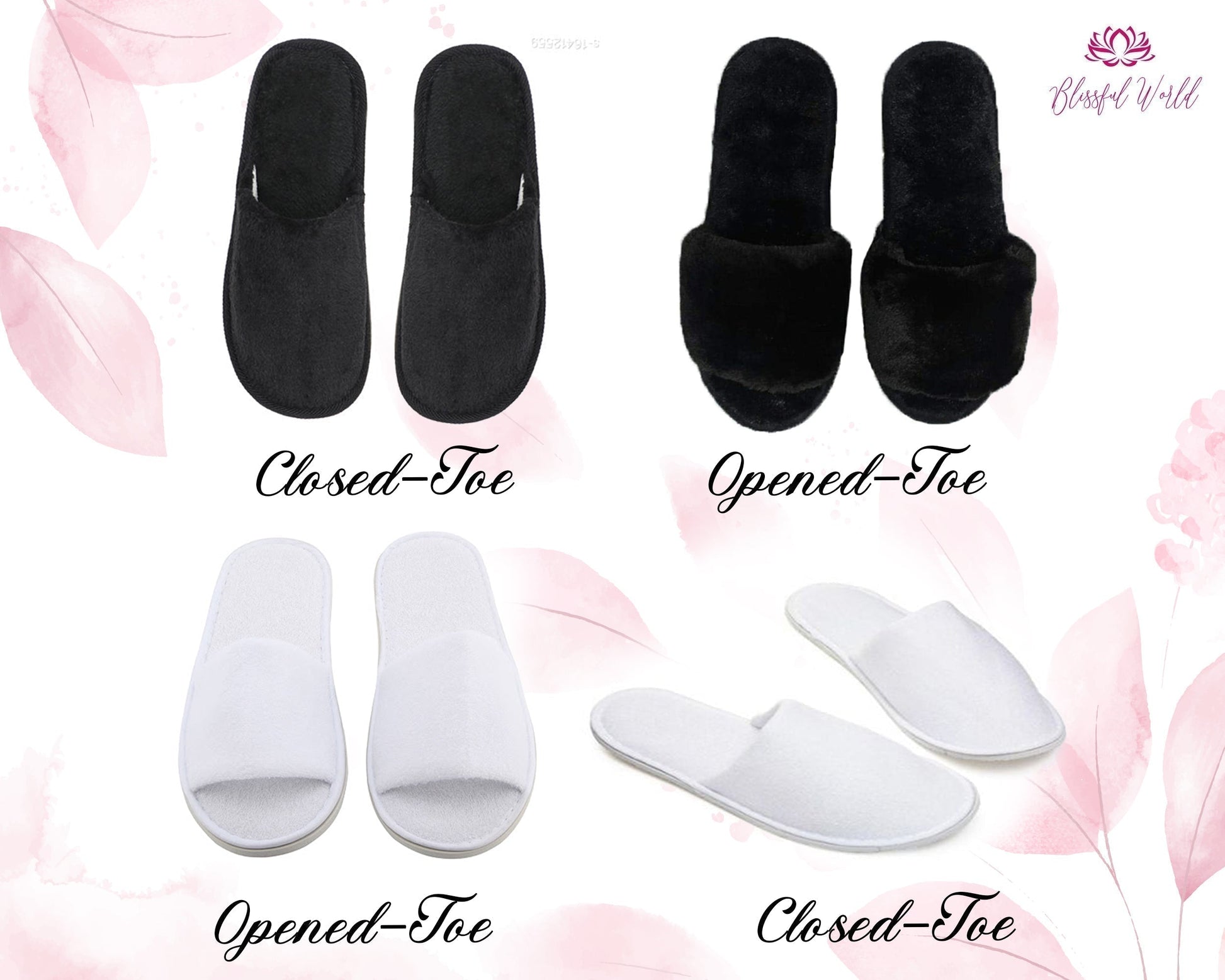Personalized Slippers for Bride and Bridesmaid 