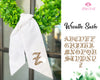 Monogrammed Lined Initial Wreath Sash  SHIPS FAST  Best Seller  Southern Home Accent  Wedding & Holiday Gift Romanesque
