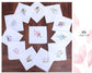  Handmade Gift Custom name linen embroidered Handkerchiefs Personalized Linen Embroidered Handkerchief