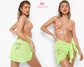 Custom Beach Sarongs for Bride & Bridesmaids – Personalized Bridal Party Wraps for Destination Weddings Bachelorette Women 