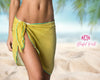 Multicolor Beach Cover-Up Custom Gradient Sarong Wrap Personalized Swimwear Accessory Summer Gift for Brides