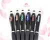 Customized LED Pens Personalized LED Pen with Stylus Custom Name Pens Light Up Pens Birthday Pens Teacher's Gift for Teachers and Writers