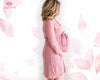 Maternity Robe Mom to be Robe Cozy Pregnancy & Nursing Robe for Women Baby Shower Cotton Maternity Robe Maternity Gifts Free Swaddle