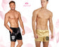 Custom Men's Satin Boxer Personalized Satin Boxer Shorts Customized Boxer Pajamas Boxer Sleep Bottoms Men Satin Boxer  Gift for Men's