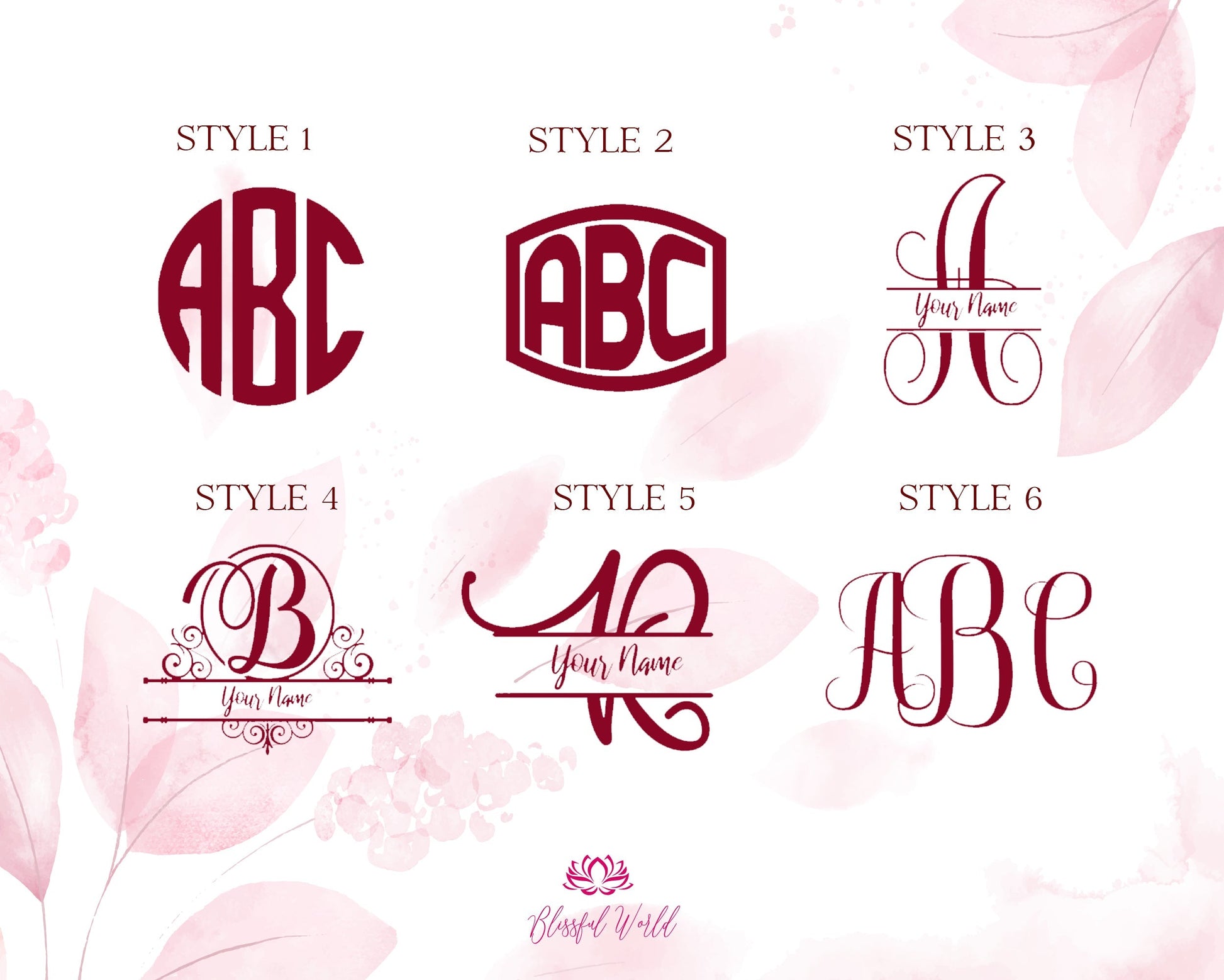 Monogram Page Available Usa 