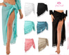 Women Pareos Polka Dot Print Swimwear Sarongs, Cover-Ups