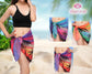 Personalized White Sarong Bachelorette Gift Bridal Shower Gift  Honeymoon Sarong