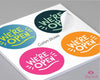 Custom Metallic Logo Stickers Metal Transfer Decals for Packaging Custom Brand Foil Stickers