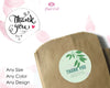 Custom business logo brand round stickers labels Social media custom name stickers