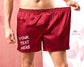 Men Satin Short Pant Sleepwear Lounge Underwear Silk Boxer Bottom Sleep Pajama Elastic Waistband Lightweight Regular Fit Easy Care Shorts