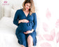 Classic Embroidered Short Fleece Robe Gifts for Bridals Mother's Day Gifts Personalized Robe Valentines Day Gif