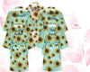 Sunflower Robe Bridesmaid Robe Bridesmaid Robe Custom Robe for Bridesmaids 