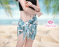 Sarong cotton swimsuit cover up bridesmaid gift bride print sarong