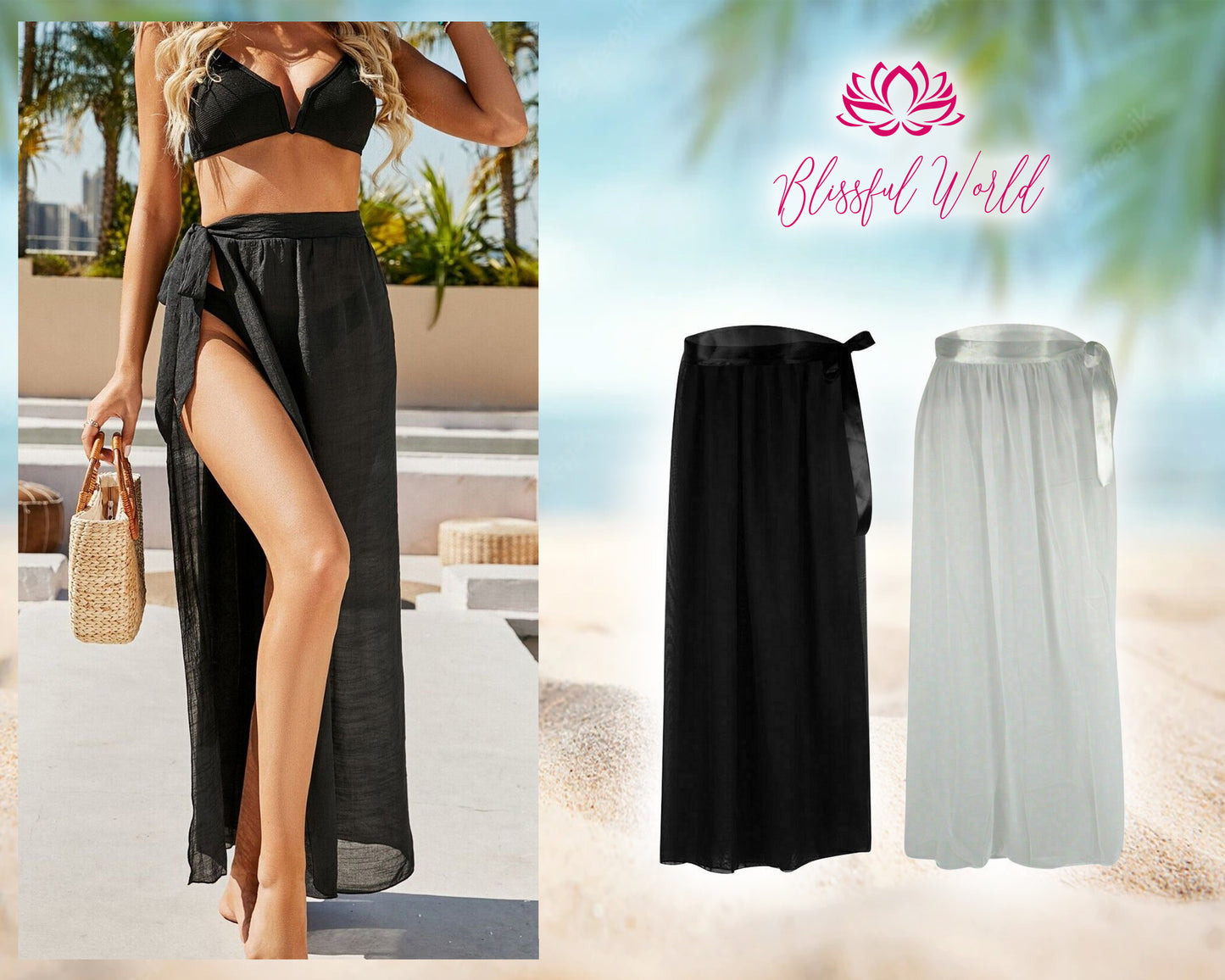 Large Sarong  Cover up Custom Beach Sarongs for Bride & Bridesmaids – Personalized Bridal Party Wraps for Destination Weddings Bachelorette Women Short Custom Gift