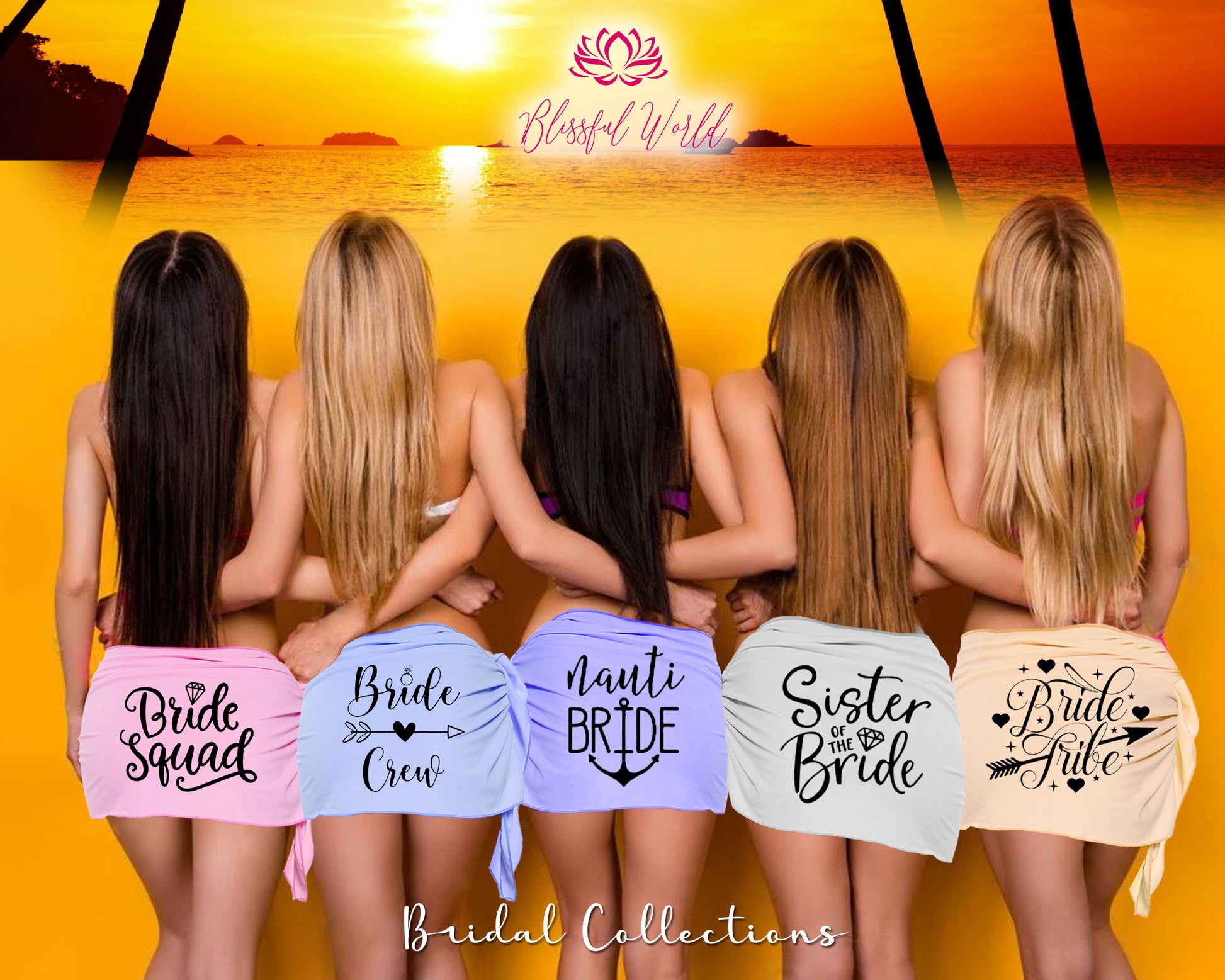 Customized Swim Cover ups, Beach Party Sarong, Beach Party Gift, Birthday Gift