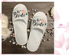 Personalized Bridesmaids Bride Fluffy Slippers Bridesmaids Proposal Custom Future Mrs. Slippers Wedding Slippers Matron of Honor Slippers